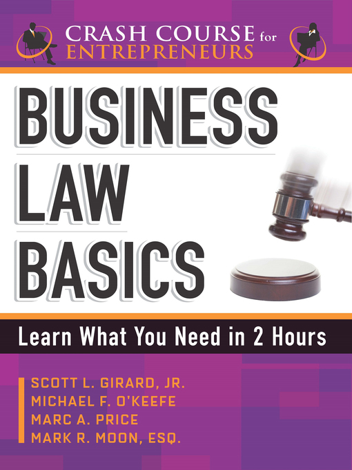Title details for Business Law Basics by Michael F. O'Keefe - Available